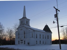 United Baptist Church, apparently unused, in Charleston Village (2014)