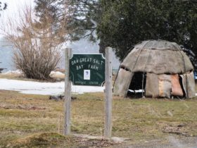 A Yurt at the DRA Heritage Center the Belvedere Road (2014)