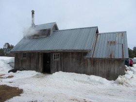 Sugarhouse at Mitchell and Savage Maple Products in Bowdoin (2014)