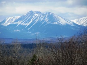 Mount Katahdin from the Grindstone Road in Herseytown TWP (2014)