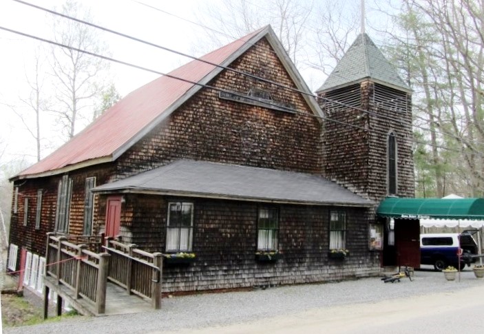 Former Grange Hall now the Saco River Theater in Bar Mills (2014)