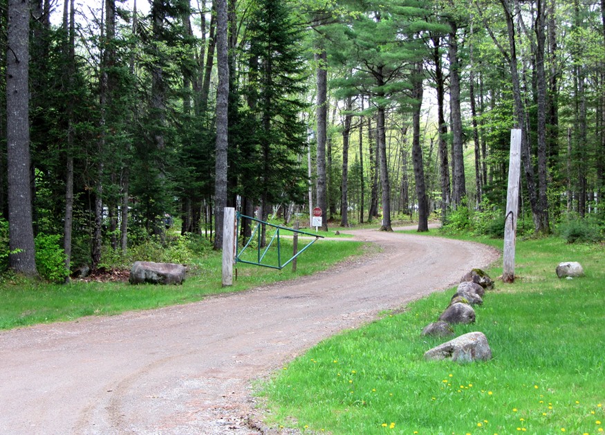 Road to Stetson Shores Campground (2014)