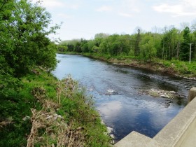 Piscataquis River between Atkinson and Sebec, left (2014)