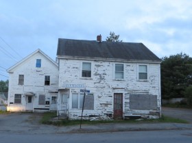 Former Town Office and Barber Shop in Hampden Village (2014)