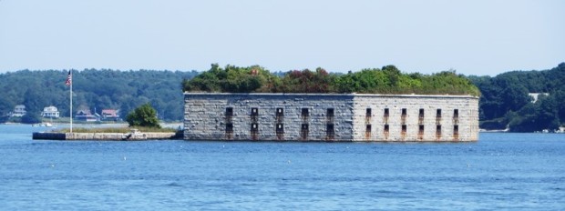 Fort Gorges in Casco Bay (2014)