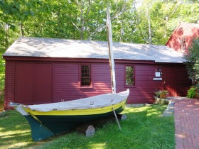 Winn House Museum with Sailboat (2014)