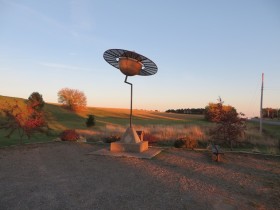 Maine Solar System Model, Saturn on U.S. Route 1 in Westfield (2014)