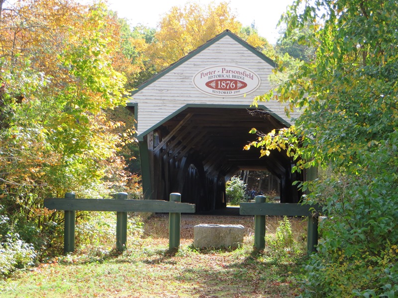 Porter-Parsonsfield Covered Bridge over the Ossipee River (2014)