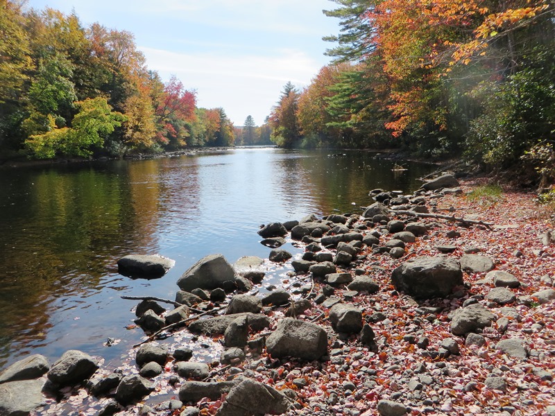 Ossipee River in Porter from Routes 25 and 160 (2014)