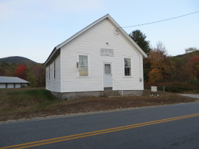Pinhook Meetinghouse in North Woodstock on Route 232 (2014)