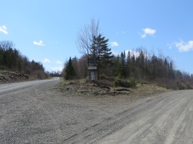 Fork of Pinkham Road and Jack Mountain Road (2015)