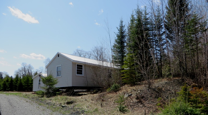 Portable Housing on the Jack Mountain Road in T10 R8 WELS near the Spectacle Pond Road