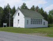 Snowman School Museum, Woodland Historical Society on Route 228 at Thibodeau Road (2015)