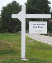 sign: Cape Arundel Golf Club (2015)