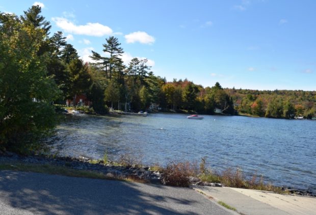 Boat Launch on Embden Pond (2018)