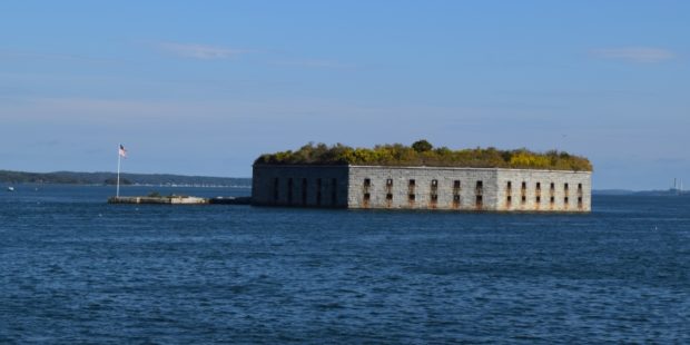 Fort Gorges in Portland Harbor (2018)