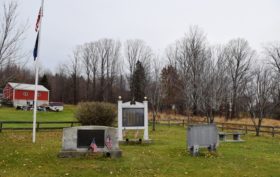 Veterans Memorials in Parkman Village (2018)