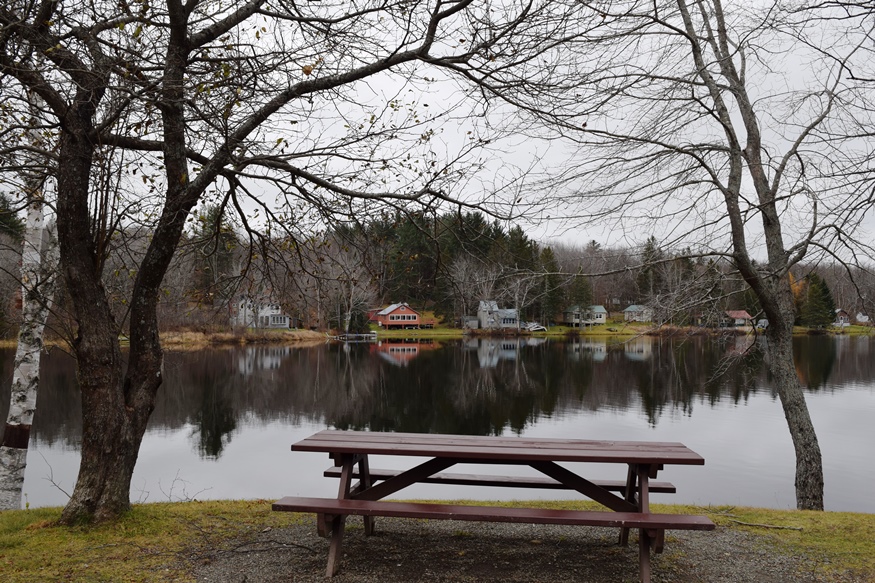 Picnic Area and Cottages at Kingsbury Pond (2018)