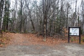 Moxie Falls Scenic Area Entrance and Parking (2019)