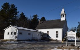 Locke Mills Union Church in Greenwood (2019)