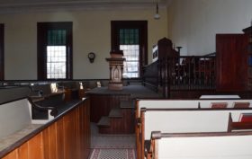 Historic 1791 First Baptist Church Interior (2019)