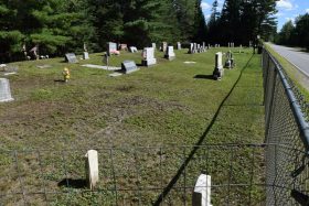 Treadwell Cemetery on Route 170 in Prentiss (2020)