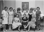 Mrs. Smith (right front) with other women members of Congress, date unknown