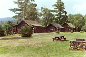 Cabins at Kidney Pond Campground in Baxter State Park (2004)