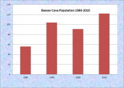 Beaver Cove Population Chart 1980-2010
