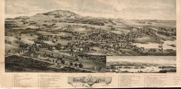 Blue Hill Birdseye View 1896