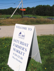 Farmers Market sign (2013)