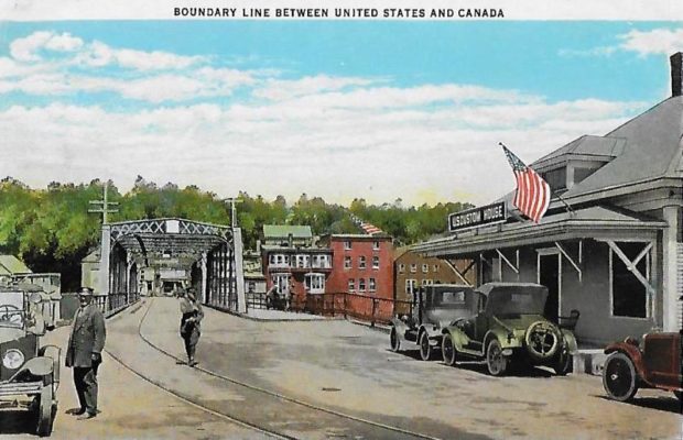 U.S. Border Station 1920s (postcard)