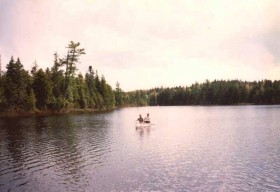 Canoe in Spectacle Pond (1990)