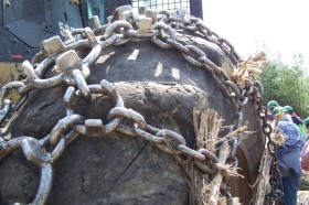 Skidder with Balloon Tires and Chains (2010)