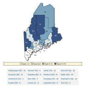 County Health Rankings 2011 | Maine: An Encyclopedia