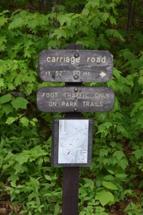 Beginning of the Carriage Road Trail (2021)