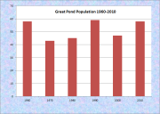 Great Pond Population Chart 1960-2010