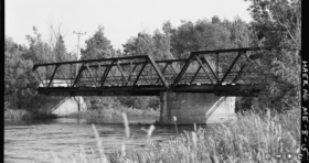 1910 Truss Bridge over the Meduxnekeag River