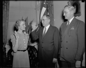 Swearing in as U.S. Representative (June 10, 1940)