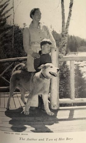 Rich and Two of her "Boys" (c. 1940)