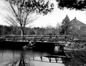 Grist Mill Bridge and Mill (1948)