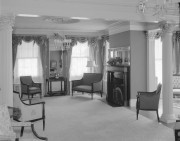 The Blaine House interior c. 1955, from the Maine State Archives
