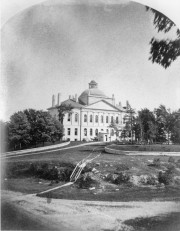 Photograph of the Maine State House, likely early 19th Century
