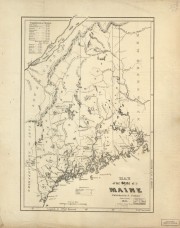 Coleman Map of Maine 1831