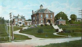 1907 photo of 1895 Oxford County courthouse.