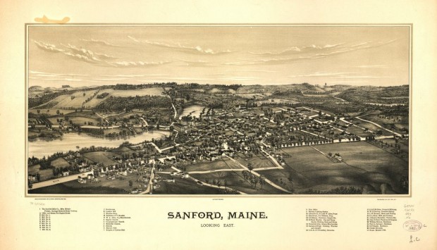 Sanford Birdseye View 1889