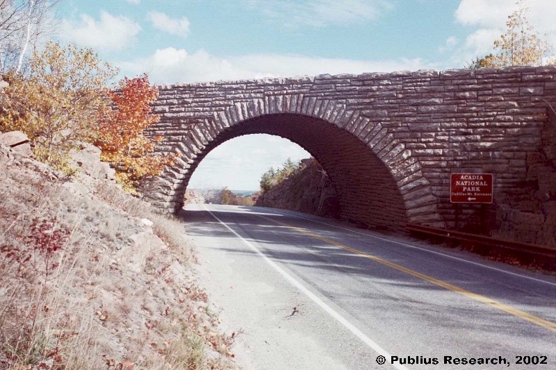 Stone Bridge in Acadia National Park (2001)