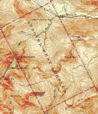 Andover West Surplus 1945 Topographic Map