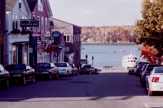 Photo: Downtown Bar Harbor (2001)