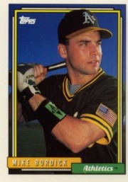Mike Bordick Baseball Card